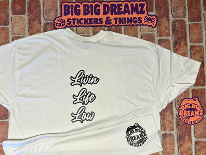 White Mini Truckin Isn't Dead Graphic Tee