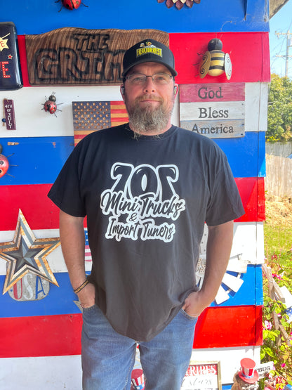 Black 707 Mini Truck & Import Graphic Tee