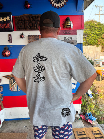 Gray I Like Mine With No Shine Graphic Tee