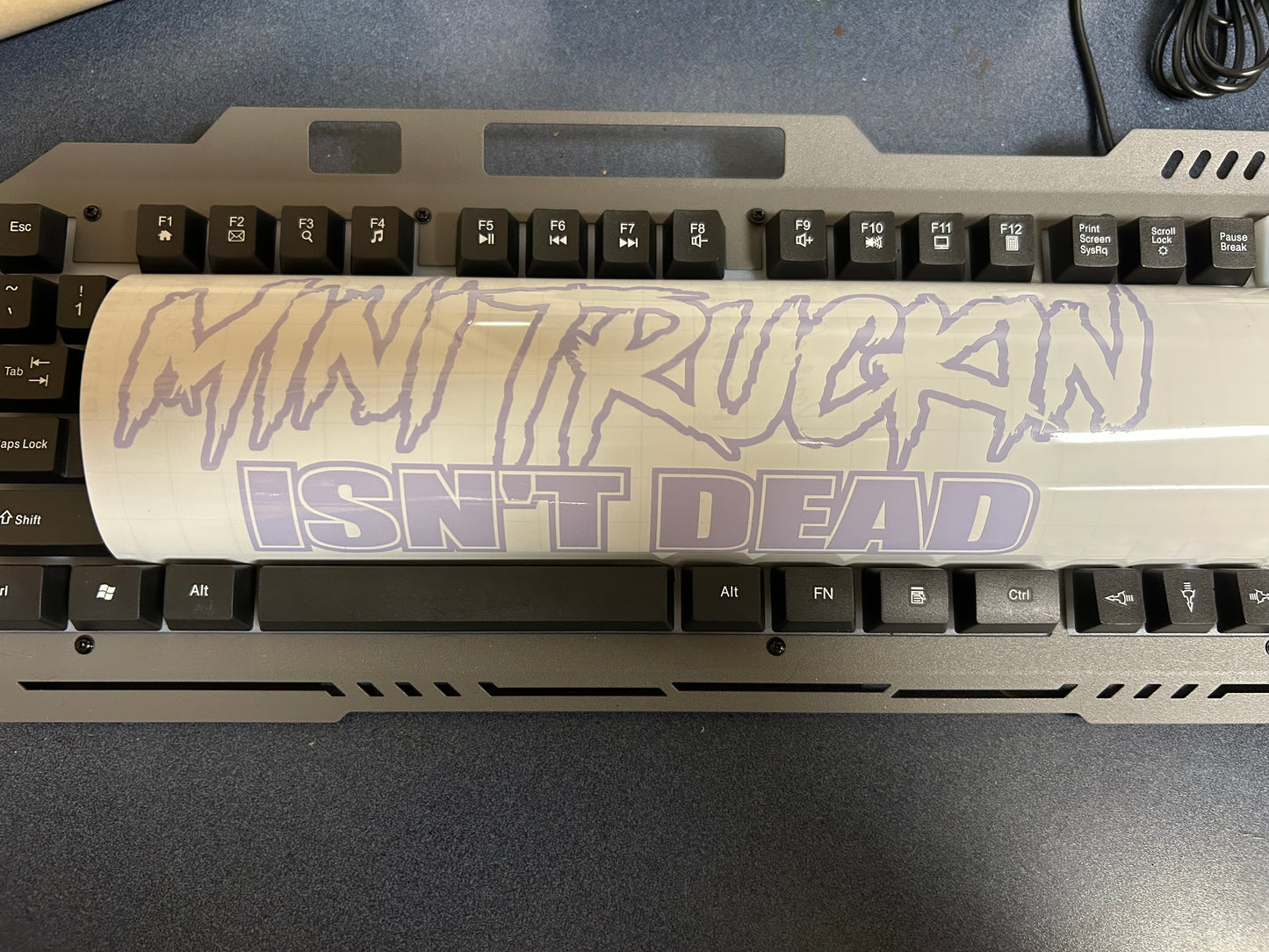 Mini Truckin Isn't Dead Raffle Sticker